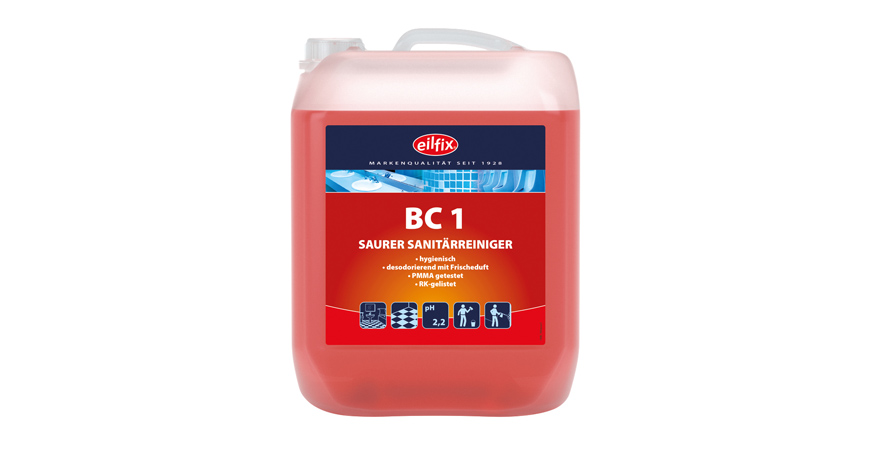 Detergent baie inhibitor de bacterii și miros - BC1 5L Detergent concentrat pentru baie și toaletă cu o aromă proaspătă.
