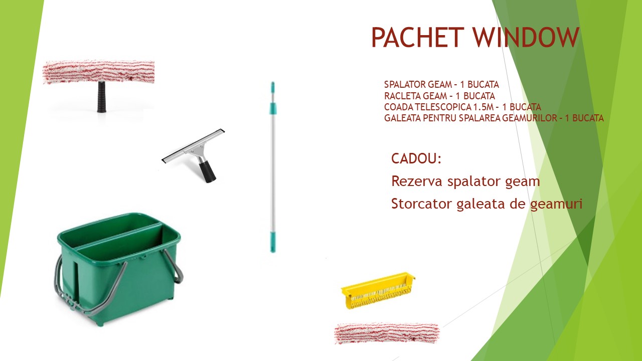 PACHET WINDOW 2 Pachet pentru curatarea geamurilor